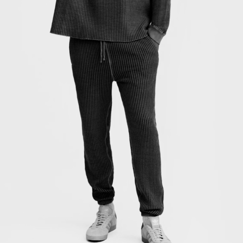 Mate the label mens organic waffle sweatpant